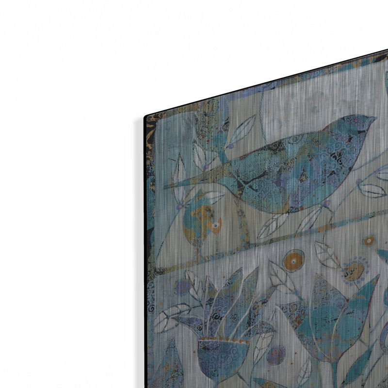  «Spring Garden» par Sue Davis, art mural en métal, 24 po x 24 po, H 24 po x l 24 po