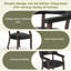 Chaise de salle à manger et de jeu avec similicuir selle-337240973