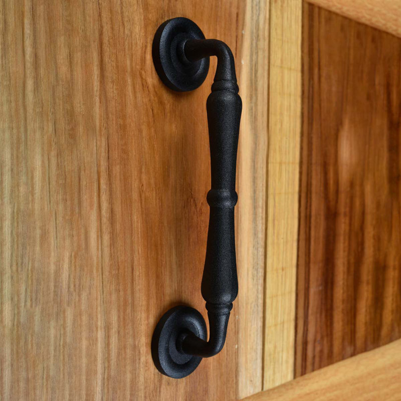 Wrought Iron Gate Handle Colonial Design Door Pull