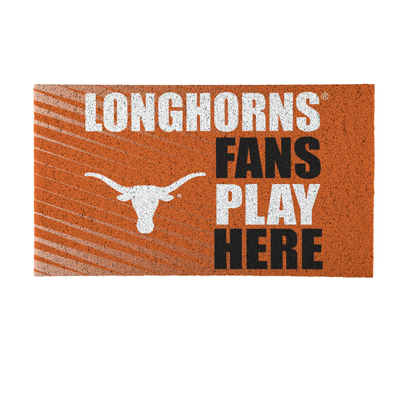 Tapis en PVC de l'Université de Texas, 28 po x 16 po
