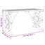 Table de patio en bois de sapin massif 45,3 po x 21,7 po x 25,6 po Vidaxl-97884555-97884556