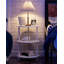 Table de bout ronde Ladonta, 3 tablettes de rangement à 3 niveaux (ensemble de 2)-1819624244-1819624395-1871781527