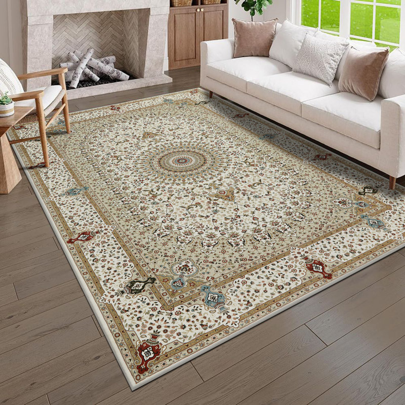 Modern Plush Area Rug Machine Tufted Shaggy Area Carpet, Rectangle 120 x 170 cm