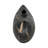 11" Tersilla Tribal Black & Gold Vase