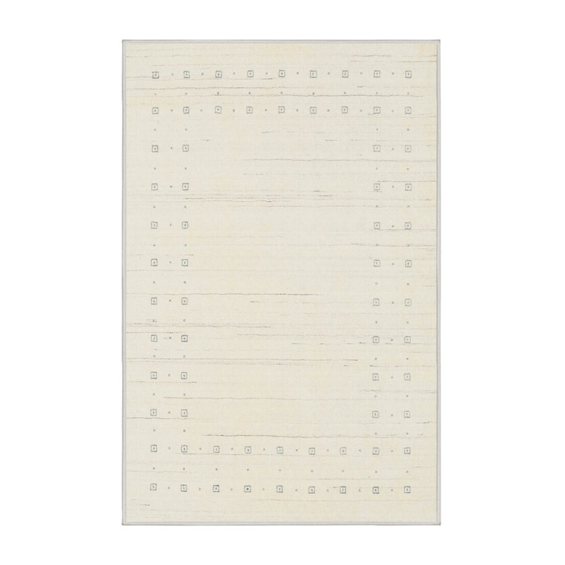 Tapis abstrait beige, Rectangle 8 pi x 10 pi