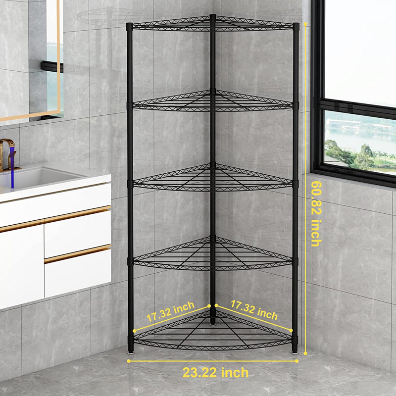 Ishmam 17.3'' W Steel Shelving Unit