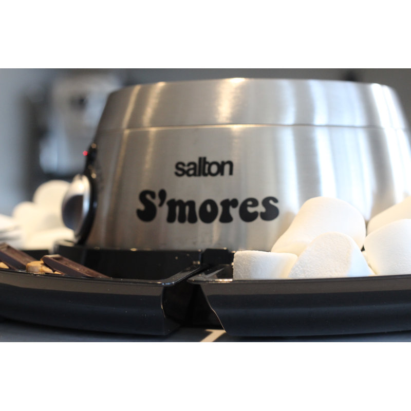 Salton Red and White Stainless Steel S'mores and Fondue Maker
