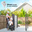 Outsunny 5.3 x 8.5ft Galvanised Steel Garden Shed Metal Shed Roof Windows