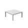 Spritz - Sun Lounger Table - 23.25" X 23.25" - Basic/Injection - White