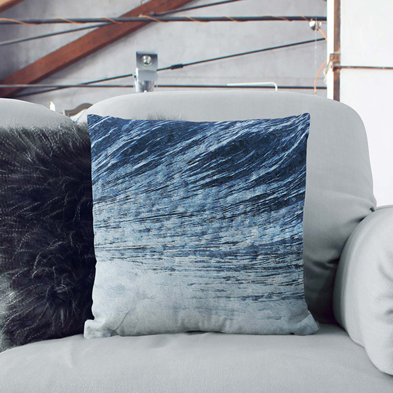 Square Throw Cushion, 40cm H x 40cm W x 15cm D