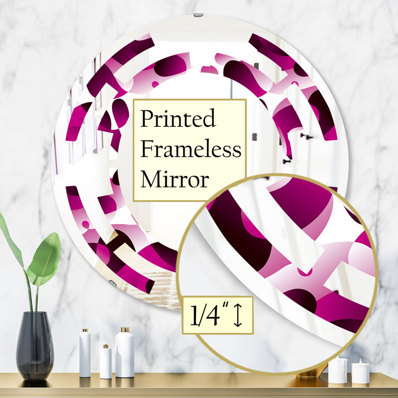 Miroir mural Space, H 31,5 po x l po