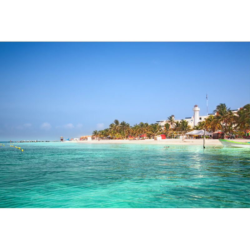 Isla Mujeres, Mexico - Wrapped Canvas Print, 30cm H x 46cm W x 3.8cm D