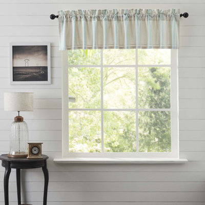 Dermot Cotton Striped Tailored Window Valance