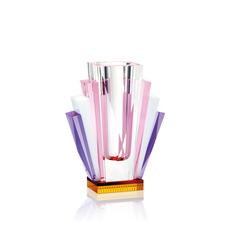 South Beach Handmade Crystal Table Vase