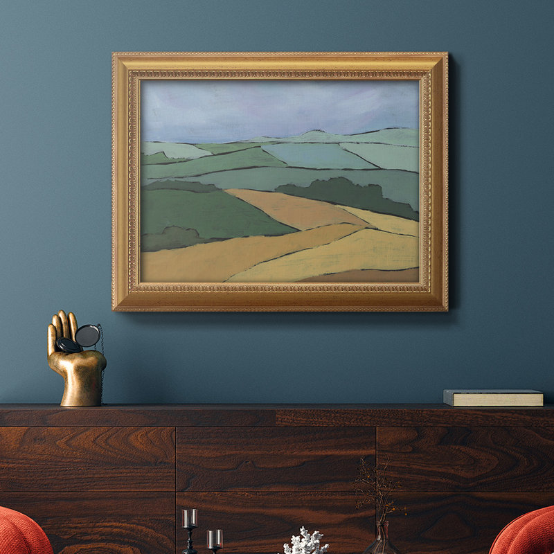 " Blocked Topography II " Painting Print, 20" W x 16" H