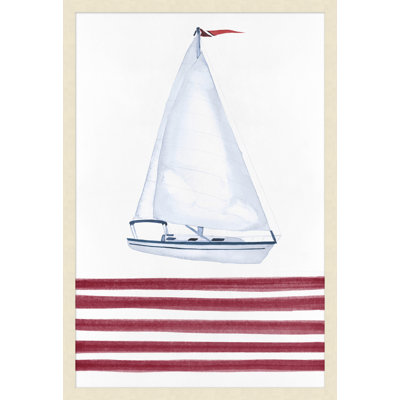 Striped Sails 2 Print by Nathan Turner