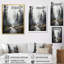 Méandre sur la route Thorugh Forest - route, art mural sur toile-91361992-110955339