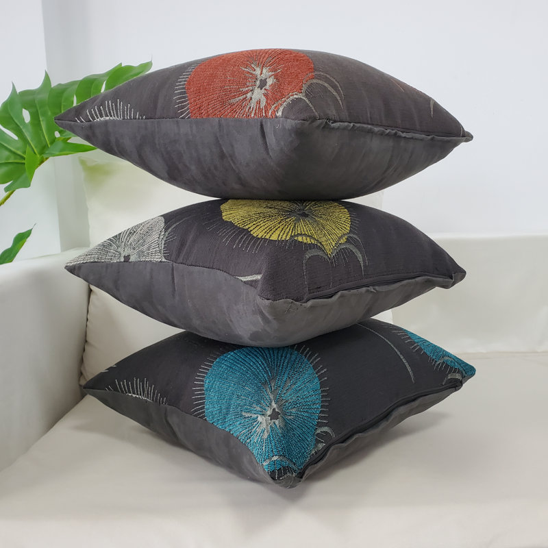 Ensemble de 2 taies d'oreiller Dandelion Flower, Turquoise