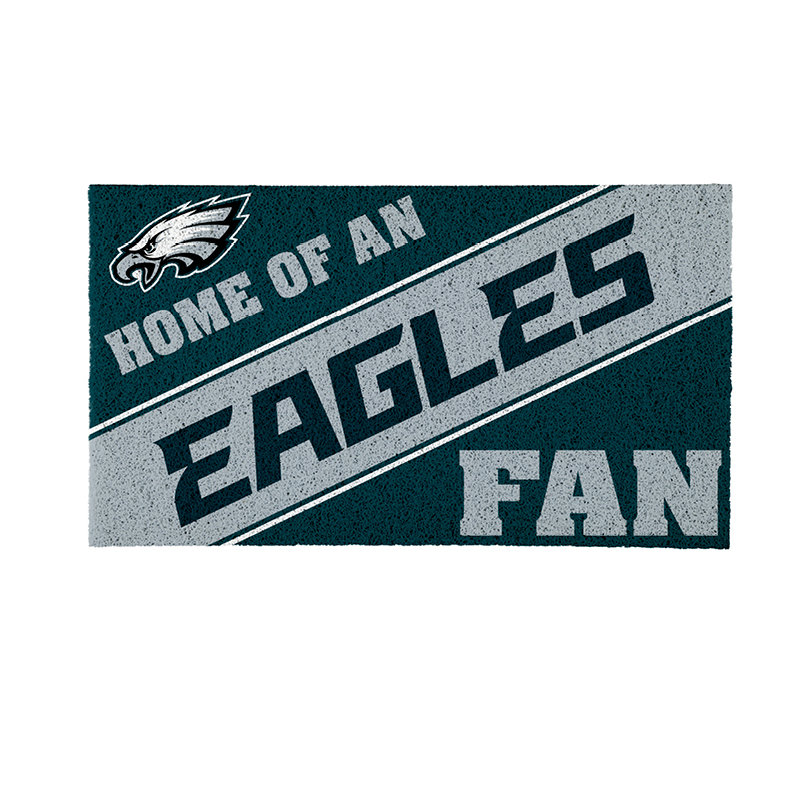 NFL Home of a Fan Team Color Outdoor Doormat, Philadelphia Eagles
