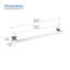 Porte-serviettes mural 19 po Blaze-91944541