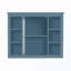 Armoire de salle de bain murale avec miroir et 6 tablettes ouvertes-1674548618
