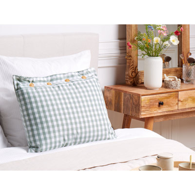 Mayaguana Geometric Green Cushion