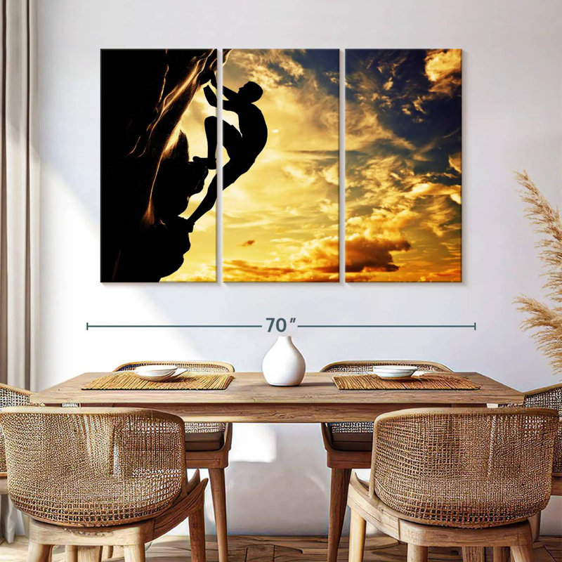 Sireci Free Climbing, 42" H x 65" W