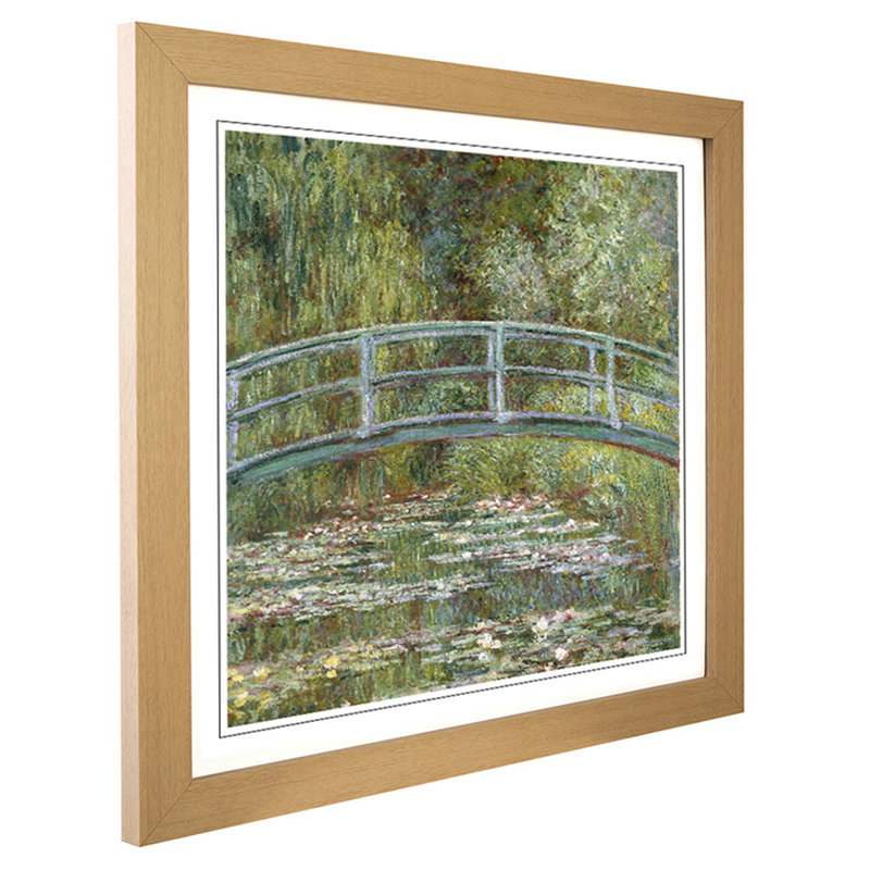 Claude Monet - Single Picture Frame Painting, Oak