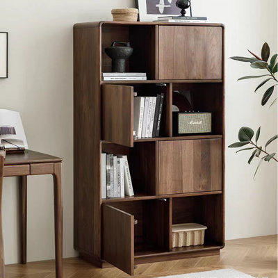 Modern multi-functional bookcase display cabinet