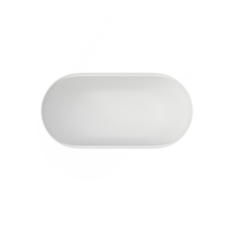 Baignoire profonde 59 "de qualité supérieure avec tablette en acrylique