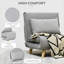 Canapé-lit convertible, chaise-lit réglable 2 en 1 pour salon, chambre à coucher, bureau à domicile | Gris clair | Cadre en métal