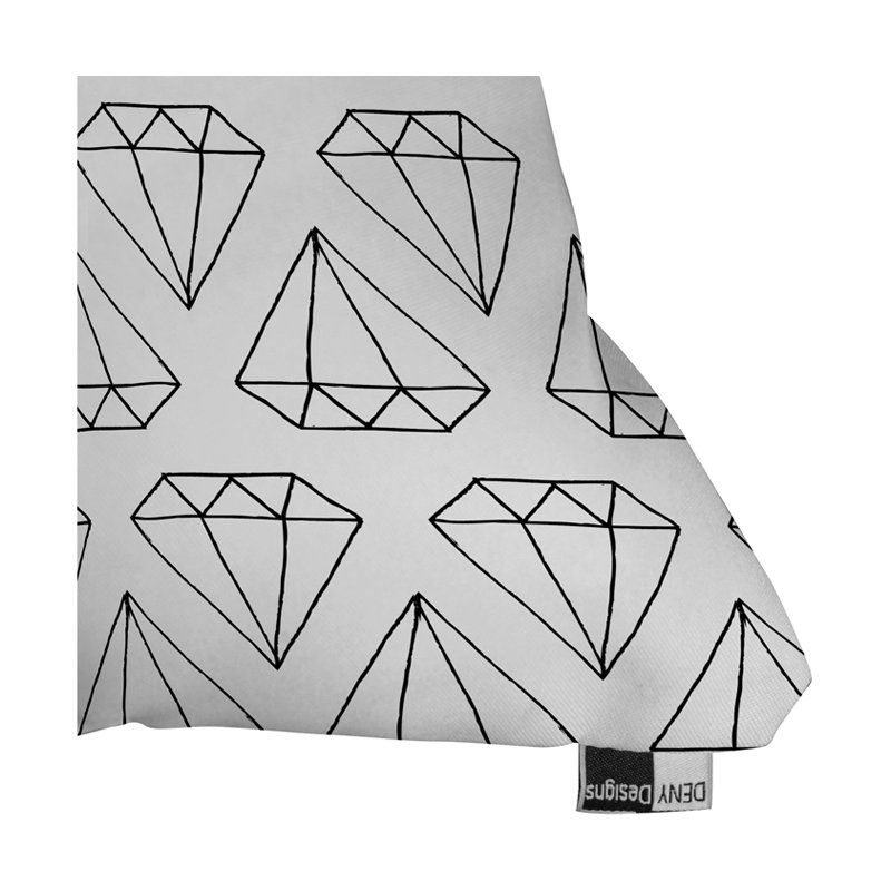 Coussin décoratif diamond, 18 po x 18 po