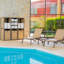 Porte-serviettes en aluminium Grosfillex Sunset-98570009