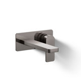 Parallel Wall-Mount Single-Handle Bathroom Sink Faucet