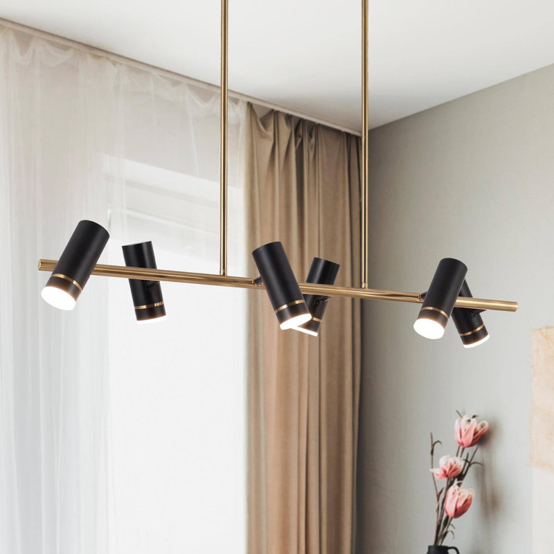 Luminaire suspendu linéaire à DEL 6 lumières Miaisabella