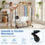 Steel Freestanding 0 - Hook Coat Rack
