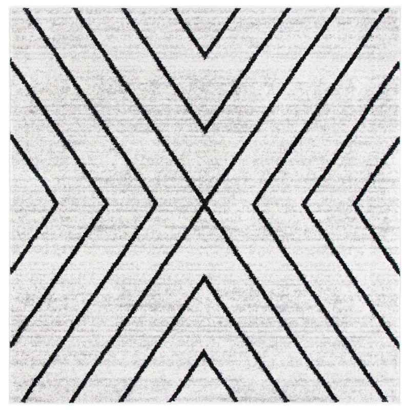 Tapis géométrique Garica, Carré 8 pi