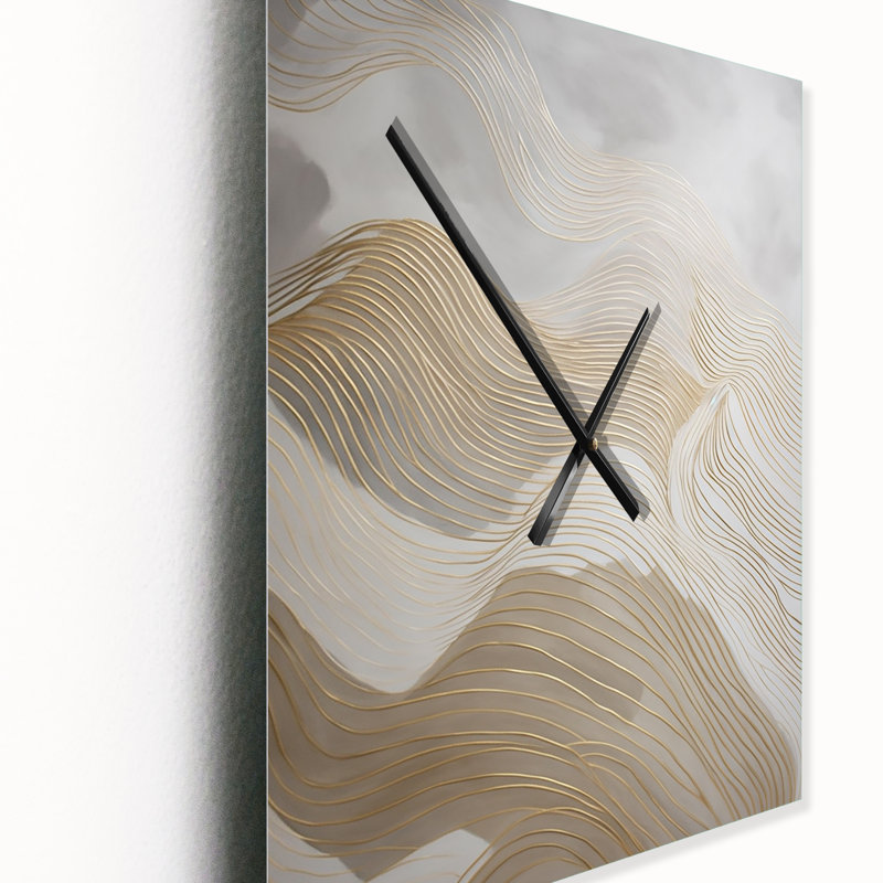 Jaiseon - Minimalisme, dessin au trait, horloge murale moderne, H 40 po x l 30 po
