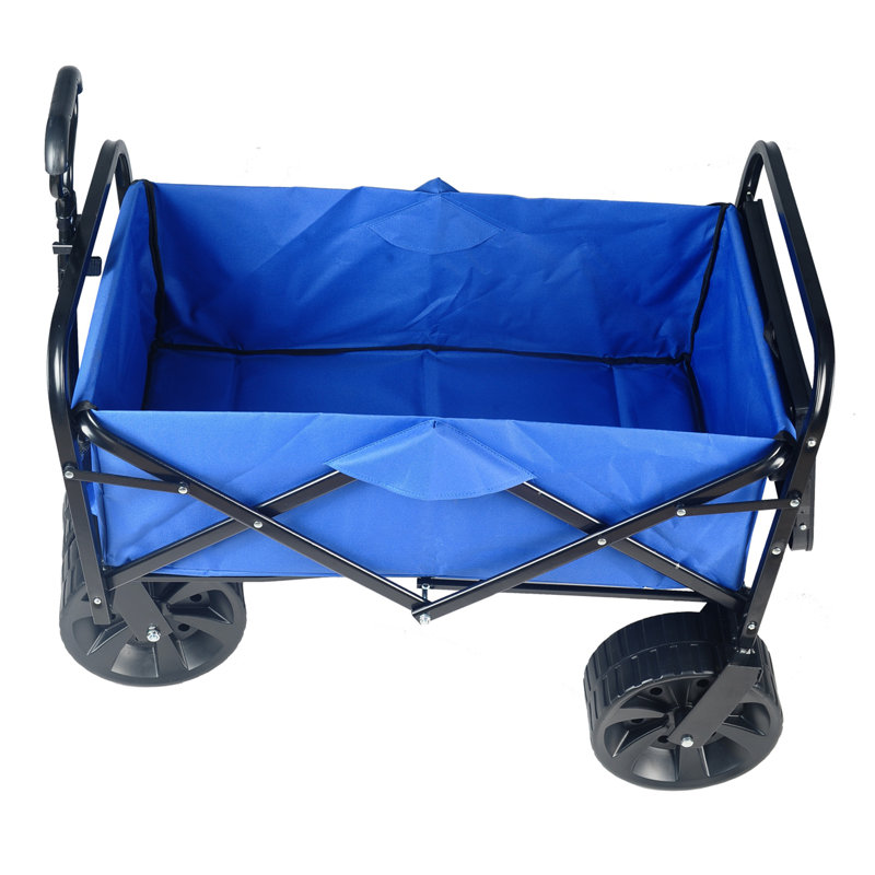 Chariot de plage pliant Wagon Garden (bleu)