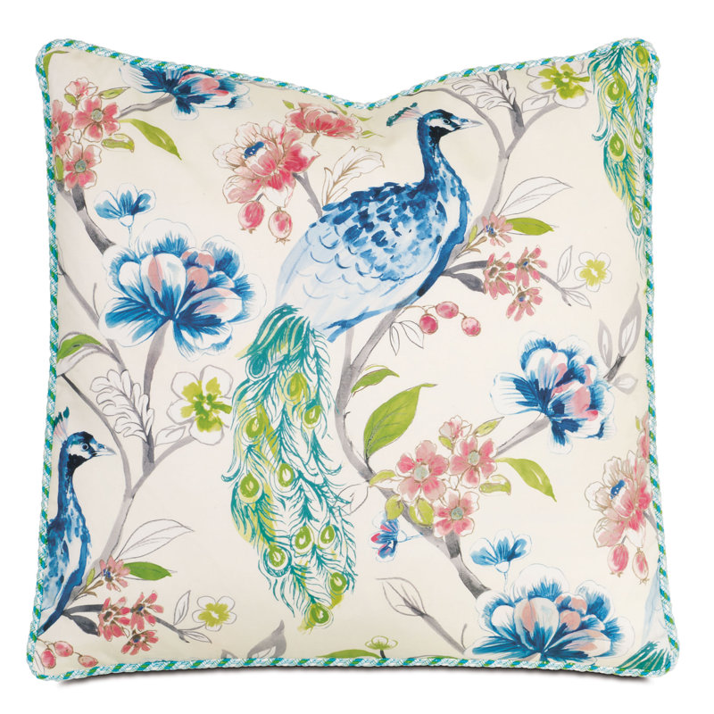 Emmy Square Pillow Cover & Insert, Faux down