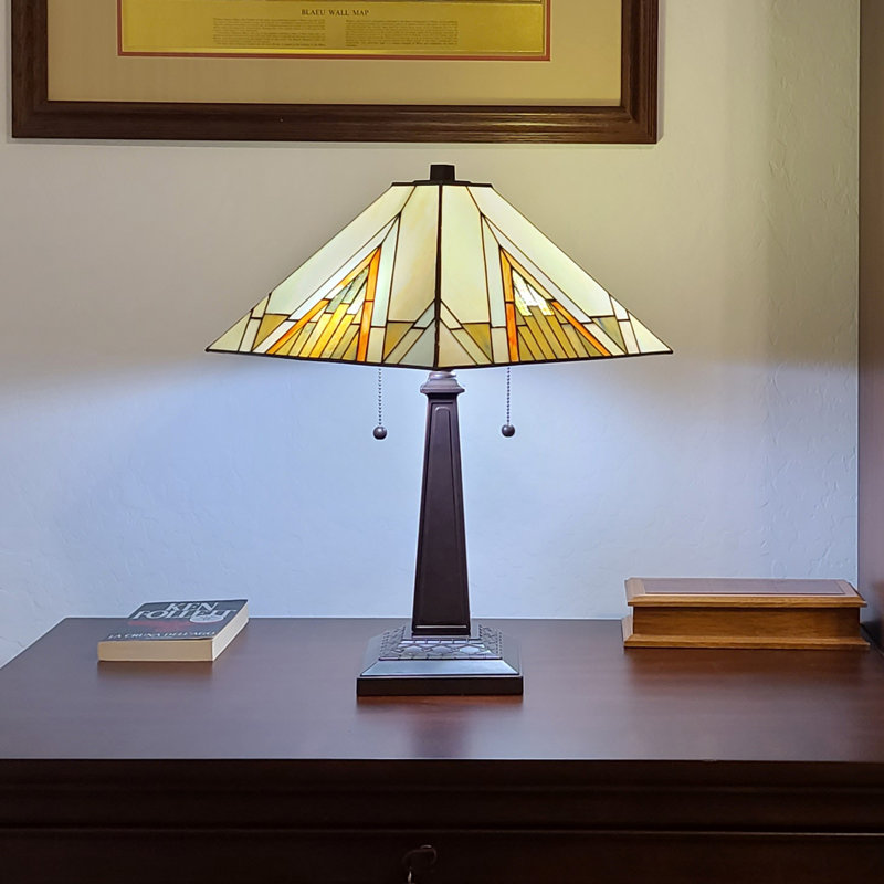 Canizales Metal Lamp, Beige/Brown
