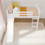 Lit mezzanine simple en bois massif Kincer-611625430