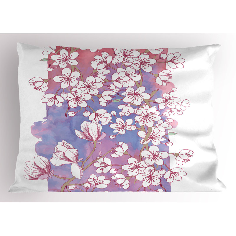 Ensemble de 2 taies décoratives Ambesonne Magnolia, H 20 po x l 36 po