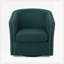 CHAISE PIVOTANTE, garniture cloutée-1961712380