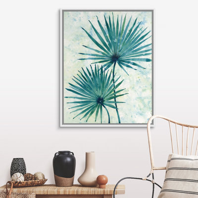 «Palm Leaves II», art mural sur toile