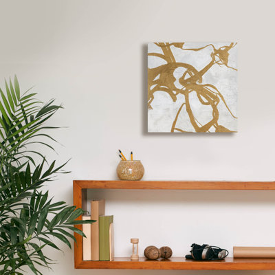  'Goldplay' by Design Fabrikken Canvas Wall Art
