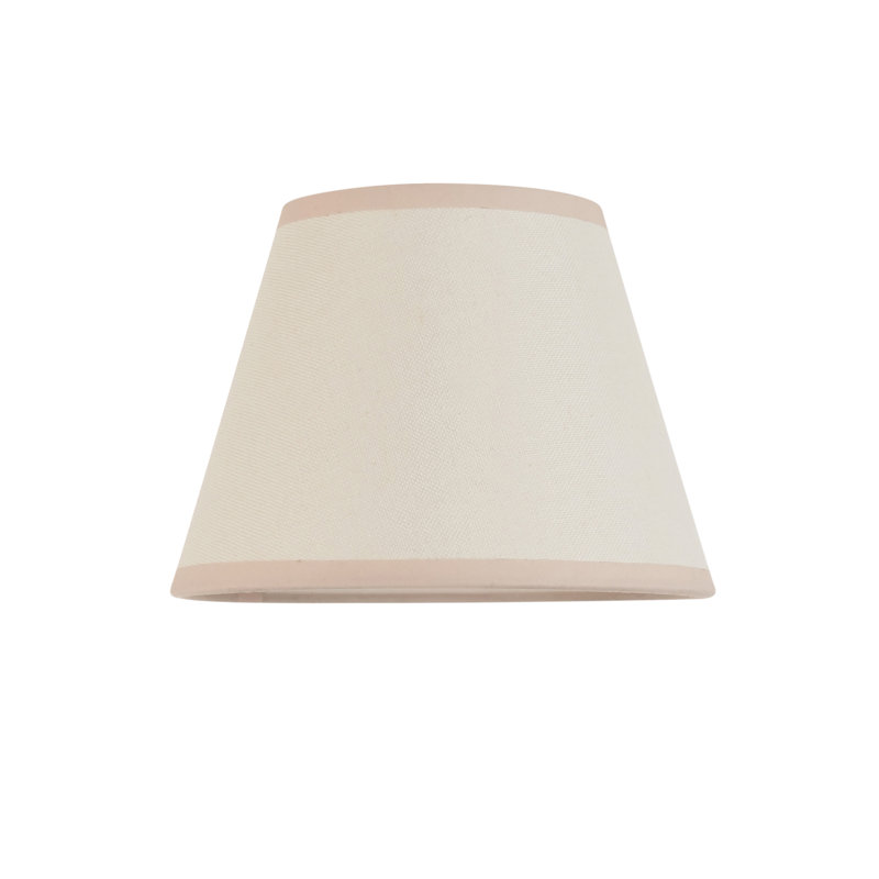 Ivy Tapered Lamp Shade finished in Vintage White, 14.5cm H x 11.8cm W x 20cm D