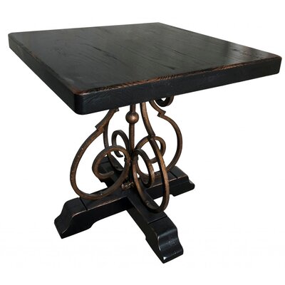 Margaux Pedestal End Table -  Regis Patrick Collection, "TF-MARG-SIDE-SQU-26"""