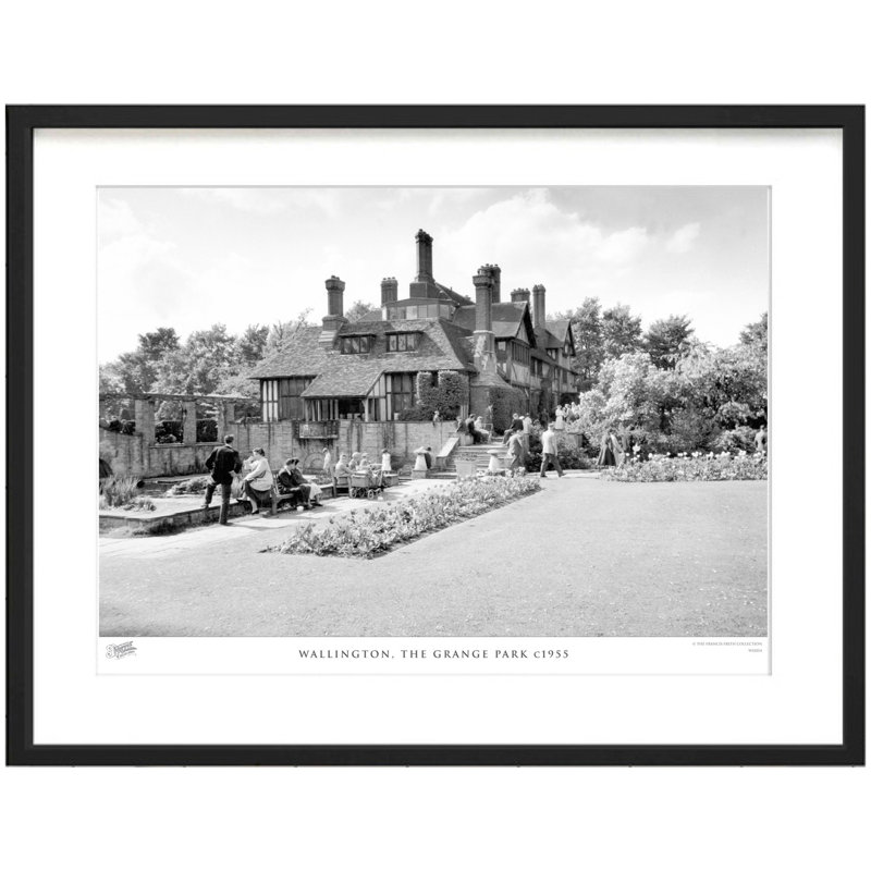 Wallington, The Grange Park C1955 by Francis Frith - Single Picture Frame Print, 60cm H x 80cm W x 2.3cm D