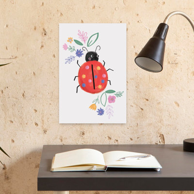Ldt208, mignon, créature, coccinelle, enfants, reproduction, art contemporain moderne, coccinelle, coccinelle
